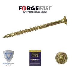 Wood Screws 4.0 x 30mm – ForgeFast Elite (Zinc Yellow, Anti-Split, Interior Use)