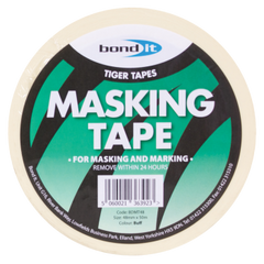 Bondit Professional Masking Tape – 50m Roll (Various Widths Available)