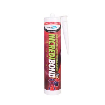 Incredibond Adhesive 290ml – Fibre-Reinforced, Instant Grab Construction Adhesive Clear
