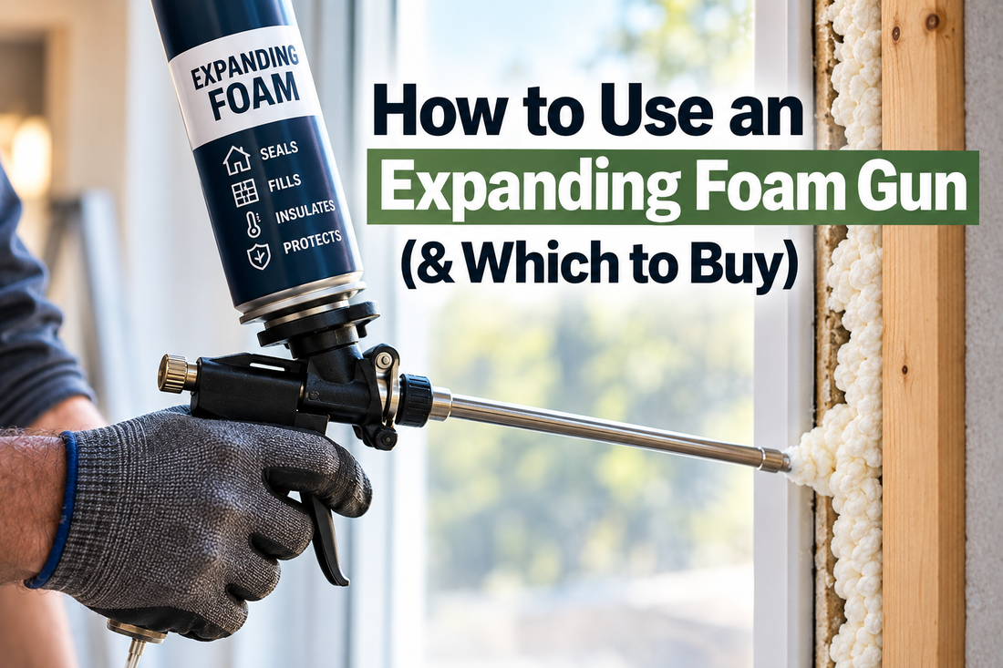 How to Use an Expanding Foam Gun (& Which to Buy)