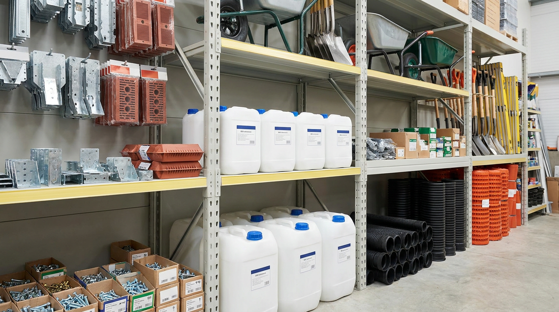 Building and construction supplies for builders merchant category