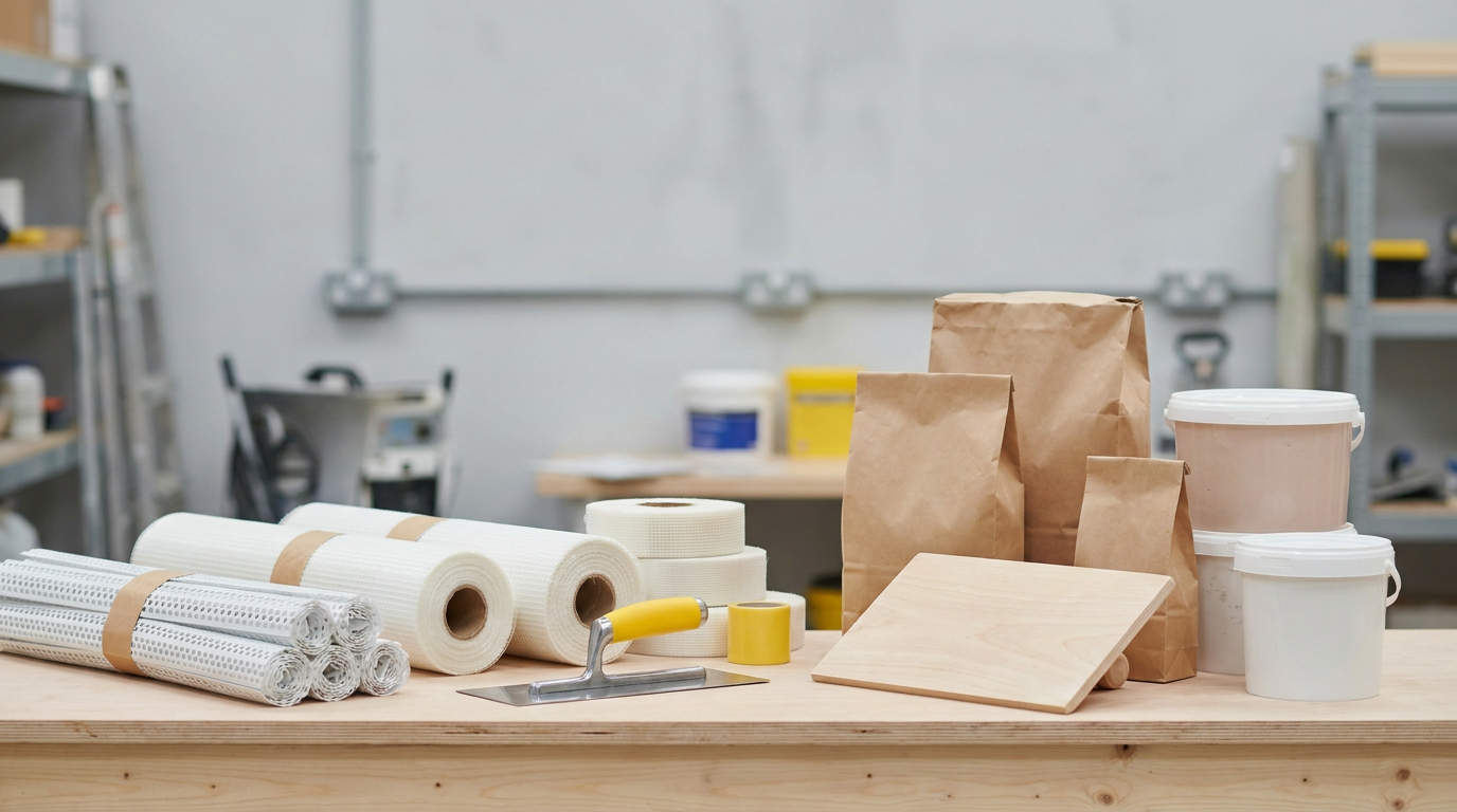 Plastering and rendering supplies for builders merchant category