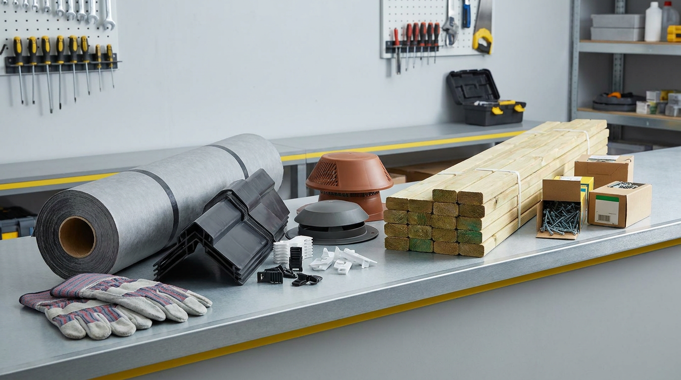 Roofers trade supplies