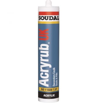 Soudal UK Acryrub – Decorators Caulk