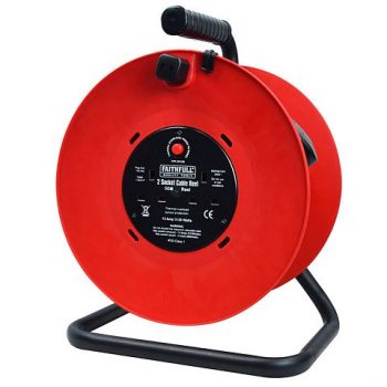 Faithfull Open Cable Reel 240V 50M 13A