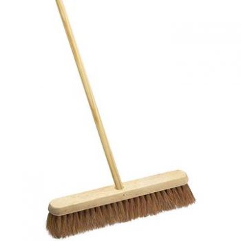 18" Coco Broom and Tapered Handle