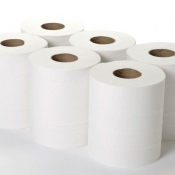 White Roll 2 Ply 180mm x 150m – 6 Rolls