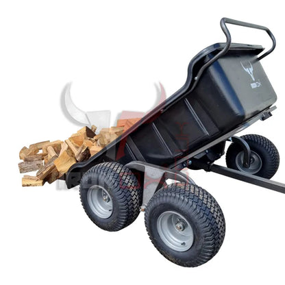Iron Ox 4 Wheel Quad Tipping Trailer – Heavy-Duty