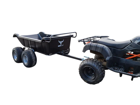 Iron Ox 4 Wheel Quad Tipping Trailer – Heavy-Duty