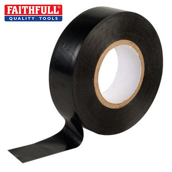 Faithfull PVC Electrical Insulation Tape 19mm x 20m – Black