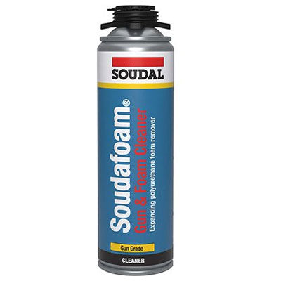 Soudal Foam Filler Bundle – Gun Grade Expanding Foam, Cleaner & Applicator Kit 750ml