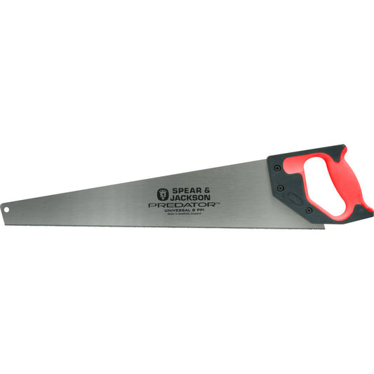 Spear & Jackson Predator Universal Saw 550mm (22") 8 TPI