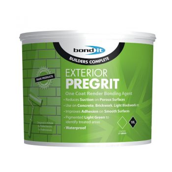 Bond It External Plasterers Pregrit 10L – Waterproof, Exterior