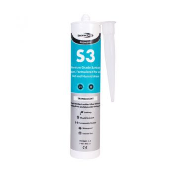 Bondit S3 Sanitary Silicone – White/Translucent