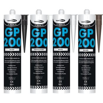 Bondit GP200 General Purpose Silicone – White/Translucent Gallery Image 0