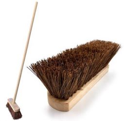 10″ Bassine broom head and Tapered Handle
