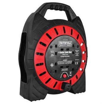 Faithful Enclosed Cable Reel 240V 20M 13A 4G Gallery Image 0