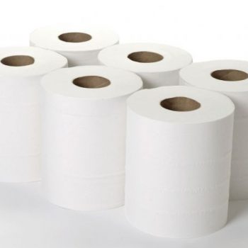 White Roll 2 Ply 180mm x 150m – 6 Rolls Gallery Image 0