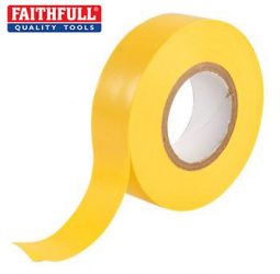 Faithfull PVC Electrical Tape – Yellow